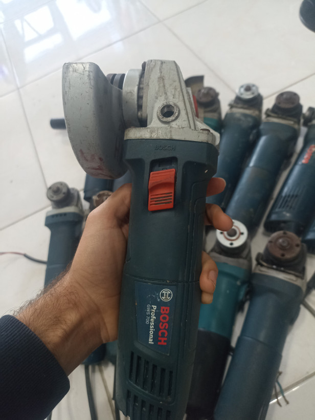 مینی فرز بوش آلمان اصلی مدل BOSCH GWS 750-115 (استوک)