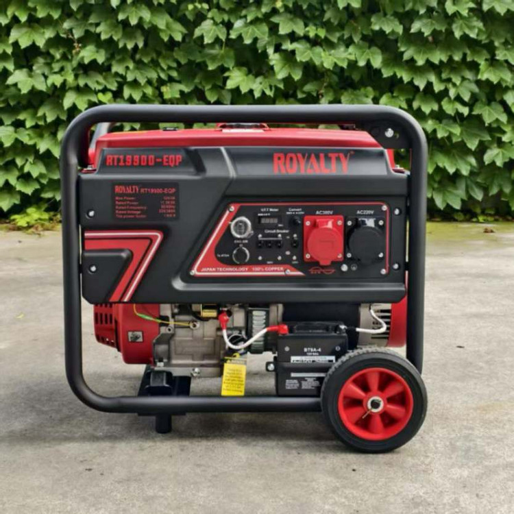 موتور برق 12 کیلووات بنزینی تک فاز رویالیتی مدل RT18900-EQP