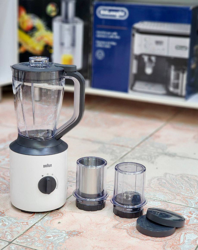 مخلوطکن براون ۲ لیتری ۸۰۰ وات مدل JB3123WH سفید برند braun