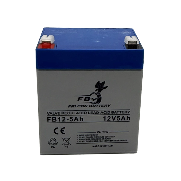 باتری ۱۲ ولت ۵ آمپر فالکون مدل FB12-5