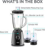 مخلوط کن 1.5 لیتر 400 واتی بلک اند دکر مدل BX440-B5