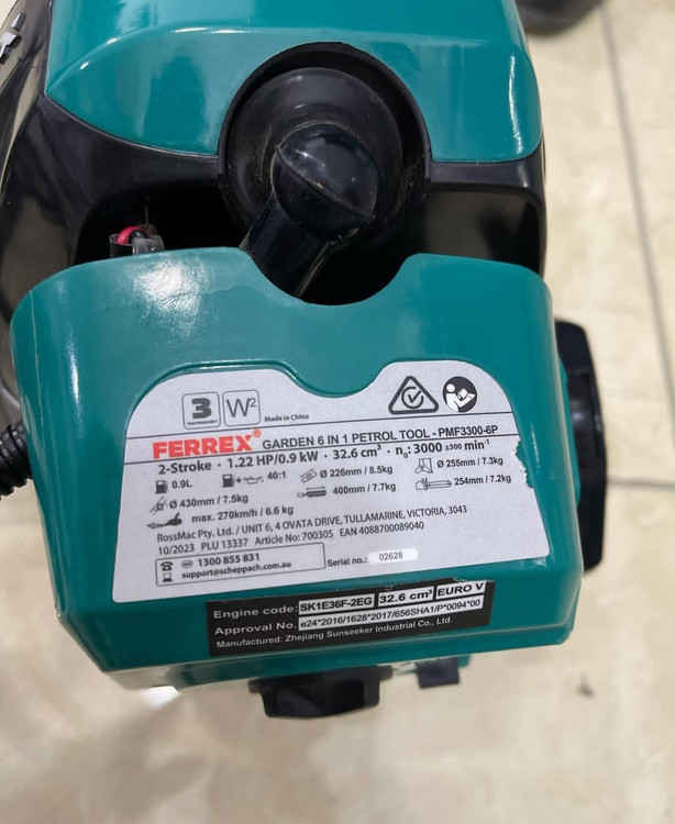 علف زن۶ کاره فرکس اصلی FERREX مدل pmf-3300-6pp