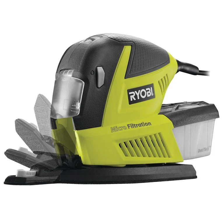 سنباده زن چند کاره ریوبی RMS180-S، 180 وات، سبز تیره