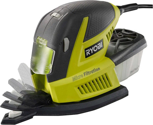 سنباده زن چند کاره ریوبی RMS180-S، 180 وات، سبز تیره