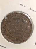 سکه 1/12 آنا هند مستعمره بریتانیا 1835(ویلیام چهارم) (کمپانی هند شرقی )