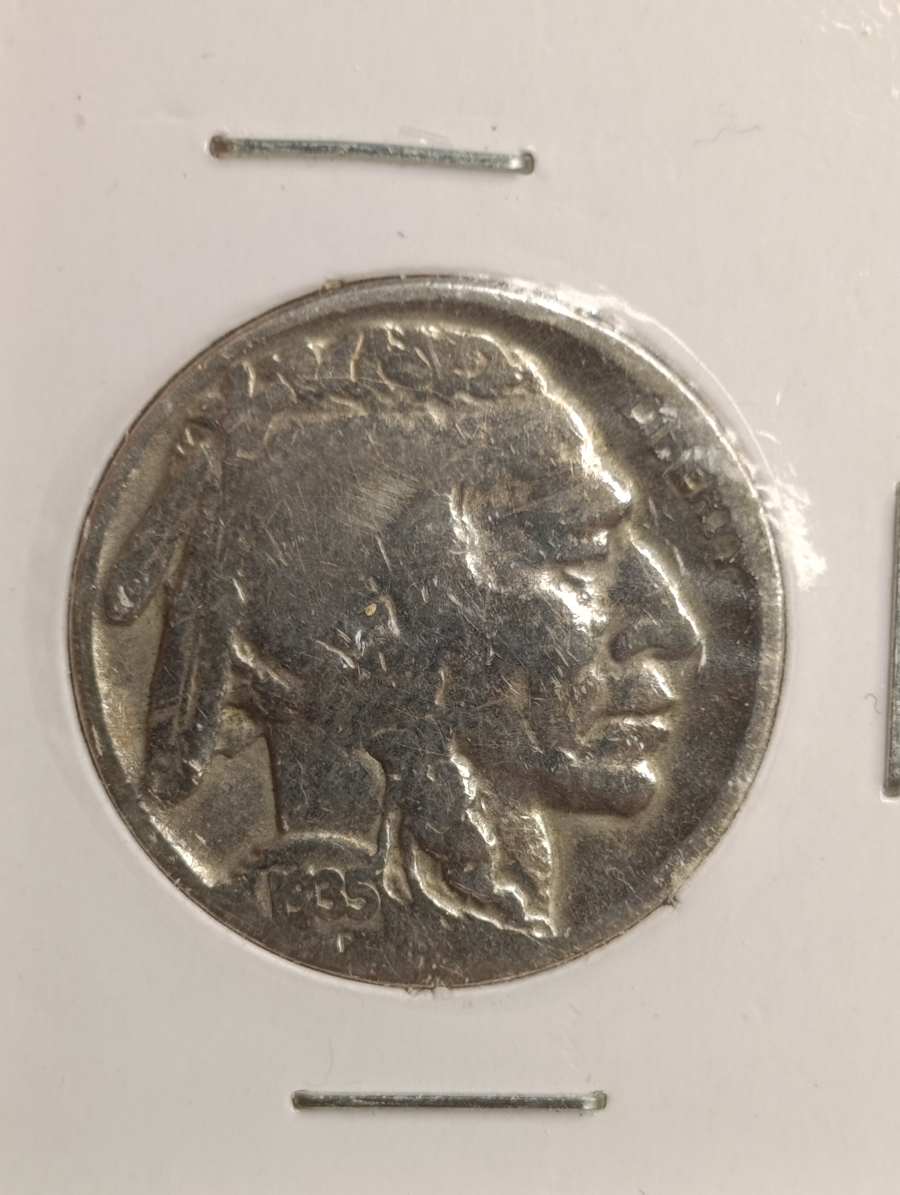 سکه آمریکا 5 سنت آمریکا سرخپوست بوفالو 1935