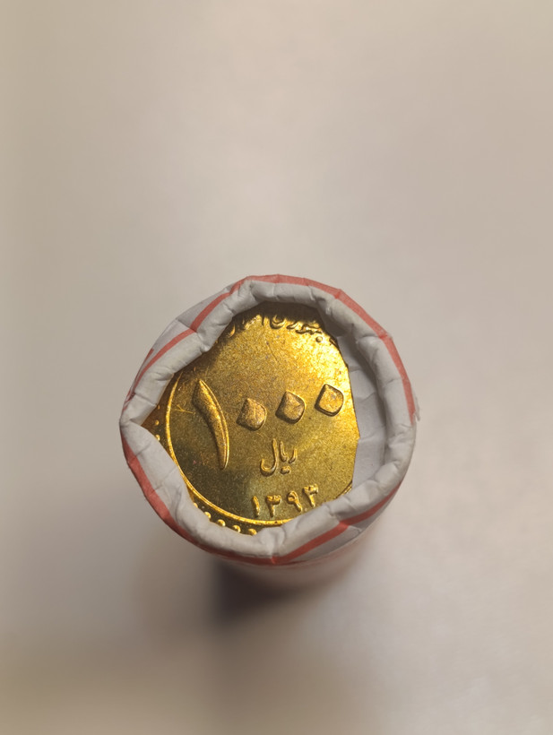 رول سکه 100 تومانی شاهچراغ - بانکی
