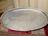 سینی مسی قلمزنی دستی کلکسیونی پهلوی