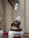 چراغ نفتی (موشی) آنتیک طرح گوجه ساخت ژاپن