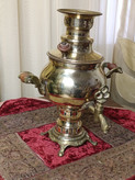 سماور کمیاب زغالی برنزی کلکسیونی