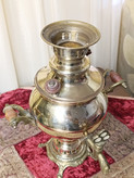 سماور کمیاب زغالی برنزی کلکسیونی
