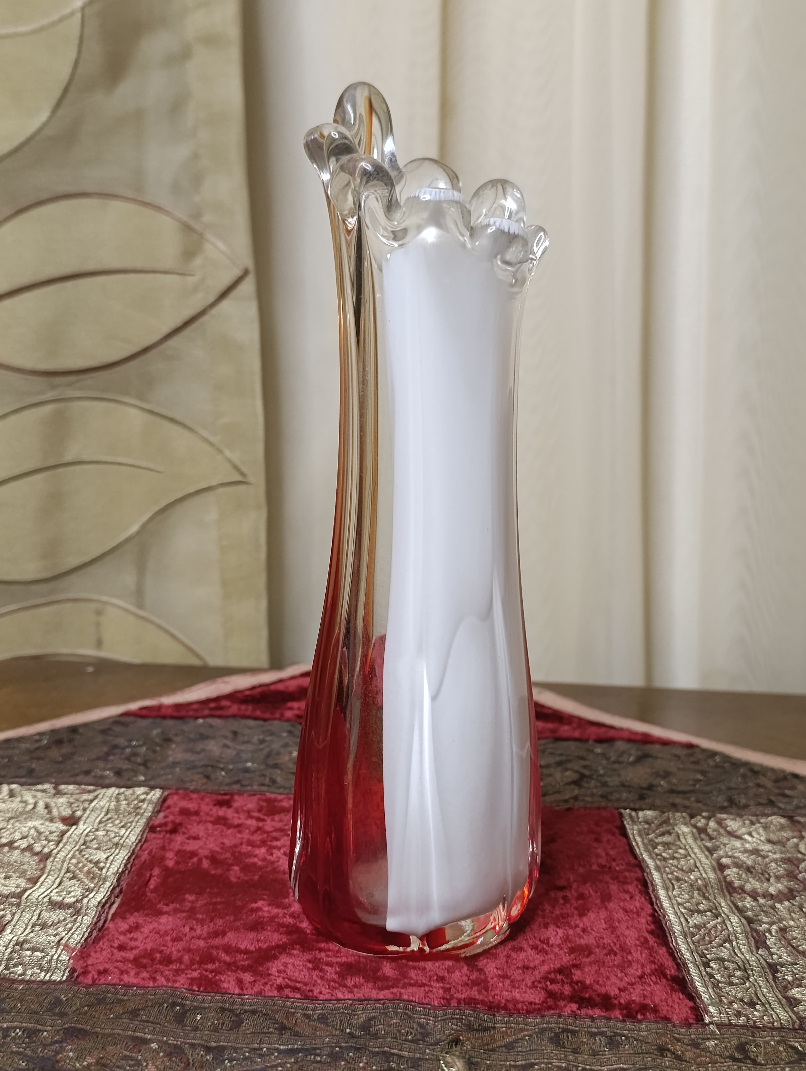 گلدان کریستال کمیاب مدوز چک کلکسیونی